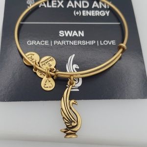Alex and Ani Jewelry - NWT Alex and Ani Swan Bangle RG Alex and Ani Jewelry - NWT Alex and Ani Swan Bangle RG